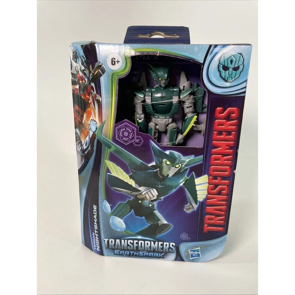Transformers EarthSpark Deluxe Class: (2024) TERRAN NIGHTSHADE Figure! #F6738